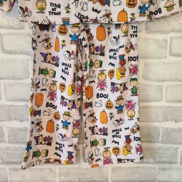 Toddler Peanuts Halloween Pajama Set Size 4t Snoopy Lucy Charlie Brown NWT - Picture 3 of 5